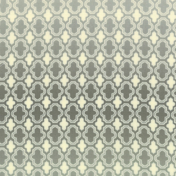 Lush Uptown Geo Trellis in Grey by Moda