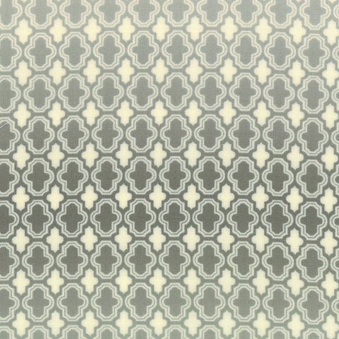 Lush Uptown Geo Trellis in Grey by Moda