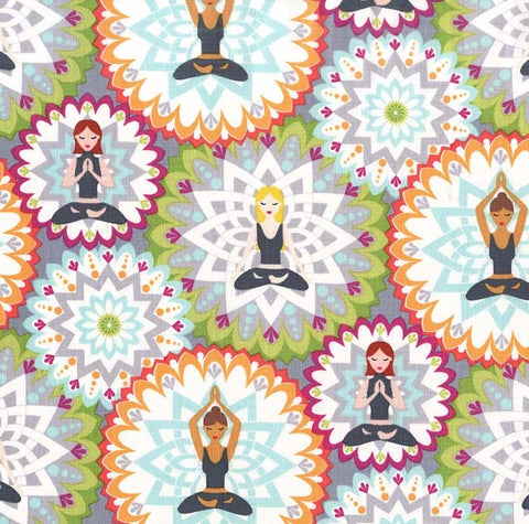 Mandala Lotus by Michael Miller Fabrics