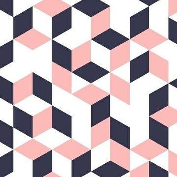 Maribel Cubes in Navy by Annabel Wrigley for Windham Fabrics