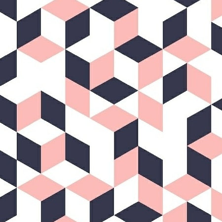 Maribel Cubes in Navy by Annabel Wrigley for Windham Fabrics