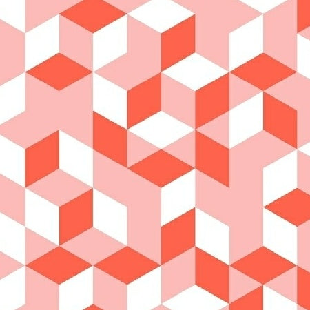 Maribel Cubes in Pink by Annabel Wrigley for Windham Fabrics