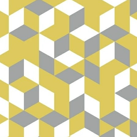 Maribel Cubles in Yellow by Annabel Wrigley for Windham Fabrics