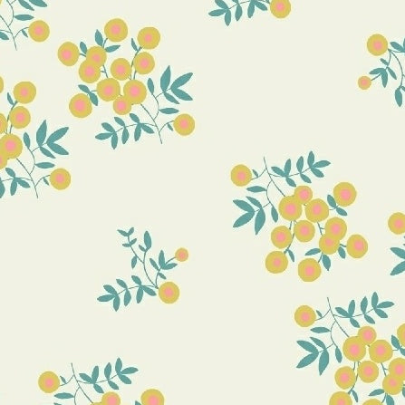 Maribel Dot Floral on Cream by Annabel Wrigley for Windham Fabrics