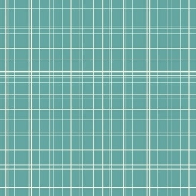 Maribel Fine Line Plaid in Turquoise by Annabel Wrigley for Windham Fabric