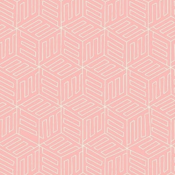 Maribel Mono Box in Pink by Annabel Wrigley for Windham Fabrics