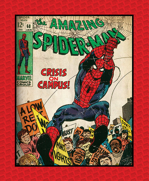 Marvel Comics III Amazing Spider-Man Panel by Camelot Cottons