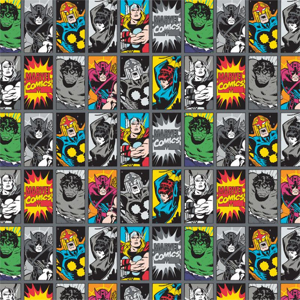 Marvel Comics III Comic Book Heroes on Iron by Camelot Cottons