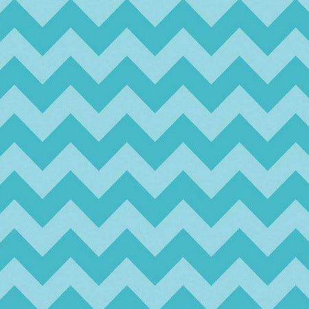 Medium Chevron Tonal Aqua by Riley Blake Designs