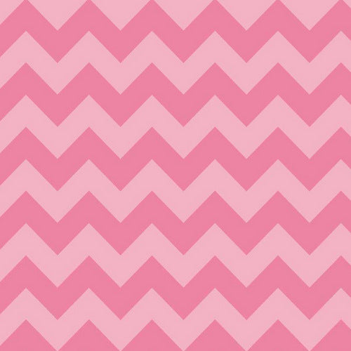 Medium Chevron Tonal Hot Pink Fabric by Riley Blake Designs