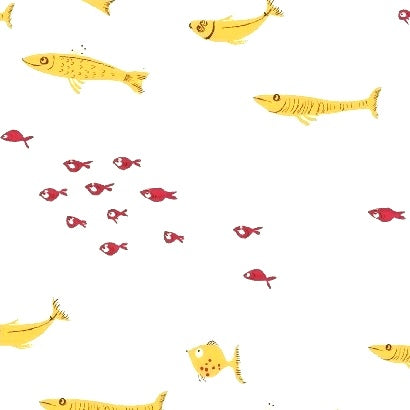 Mendocino Swim Class in Pink by Heather Ross for Windham Fabrics