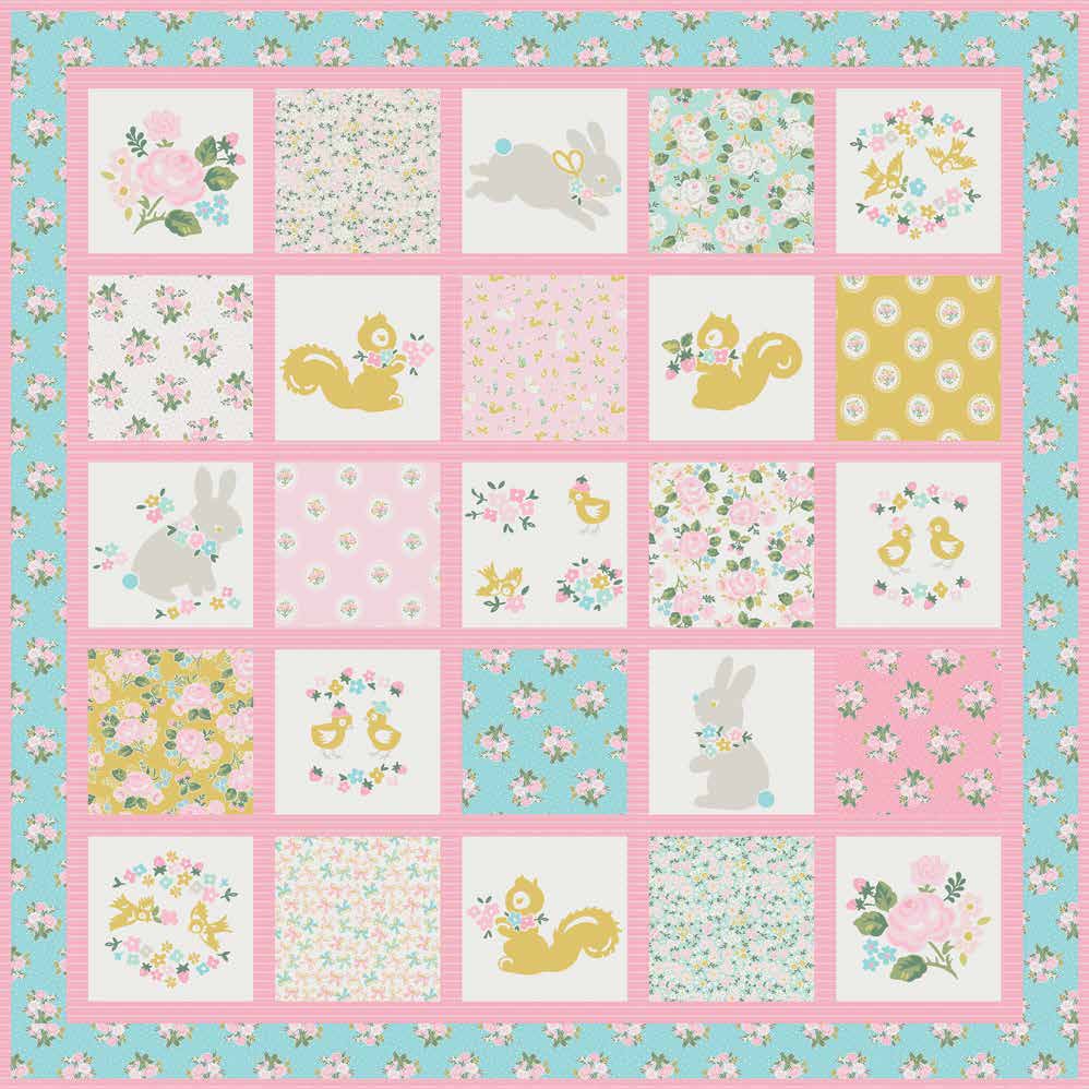 Milk & Honey Panel Quilt Kit - Bunbury Fabrics