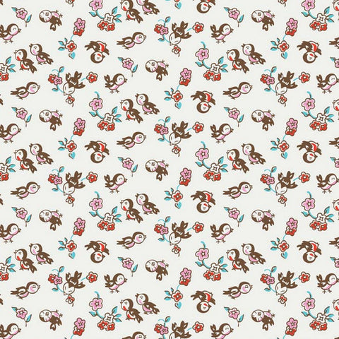 Milk, Sugar & Flower Milk Magpie in Cream by Riley Blake Designs