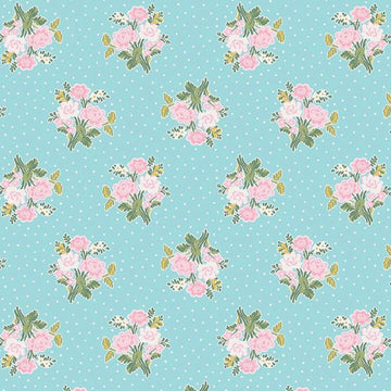 Milk & Honey Flowers Aqua