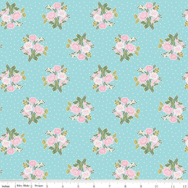 Milk & Honey Flowers Aqua