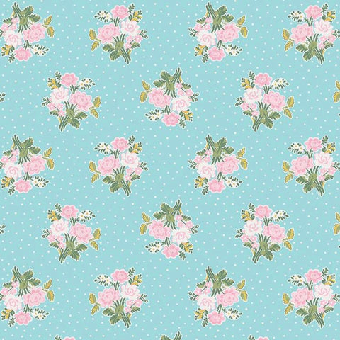 Milk & Honey Flowers Aqua