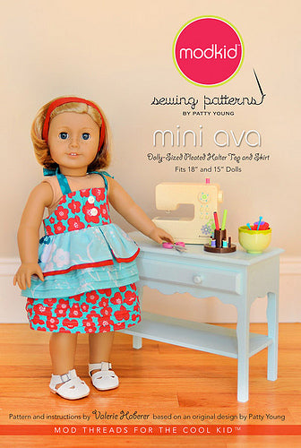 Mini Ava Doll Sewing Pattern by Patty Young for Modkid