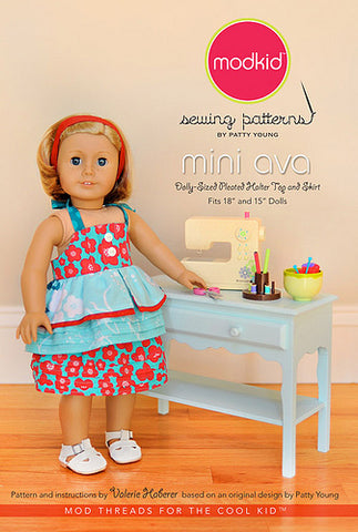 Mini Ava Doll Sewing Pattern by Patty Young for Modkid
