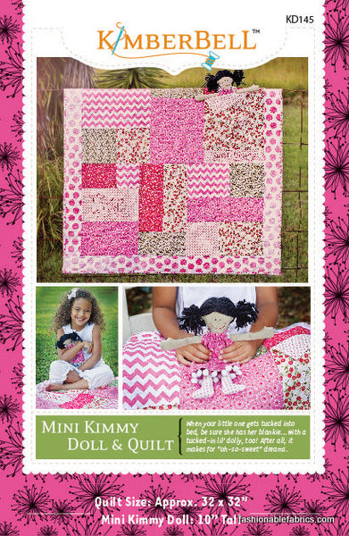 Mini Kimmy Doll & Quilt by KimberBell
