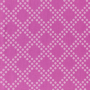 Mochi Dottie's Cousin in Bright Plum by Rasida Coleman Hale for Cotton and Steel