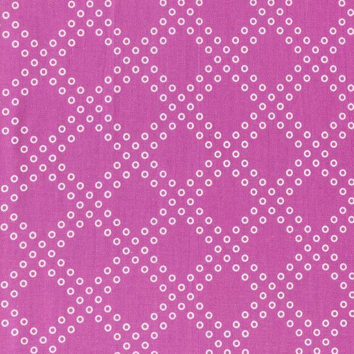 Mochi Dottie's Cousin in Bright Plum by Rasida Coleman Hale for Cotton and Steel