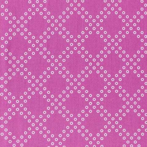 Mochi Dottie's Cousin in Bright Plum by Rasida Coleman Hale for Cotton and Steel