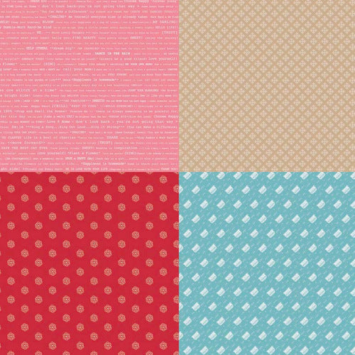 Modern Minis Modern Fat Quarter Panel in Multi by Lori Holt for Riley Blake Designs