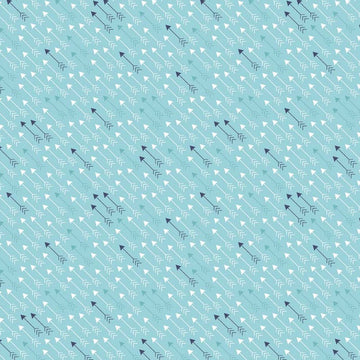 Modern Minis Modern Arrows on Aqua by Lori Holt for Riley Blake Fabrics