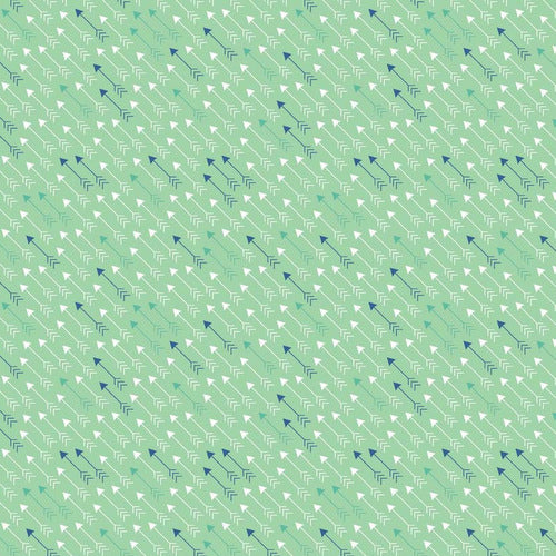 Modern Minis Modern Arrows on Mint by Lori Holt for Riley Blake Fabrics