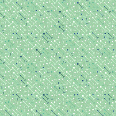 Modern Minis Modern Arrows on Mint by Lori Holt for Riley Blake Fabrics