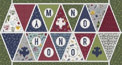 Modern Scouting 24" Banner by Riley Blake