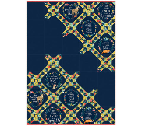 Modern Gridwork Quilt Pattern