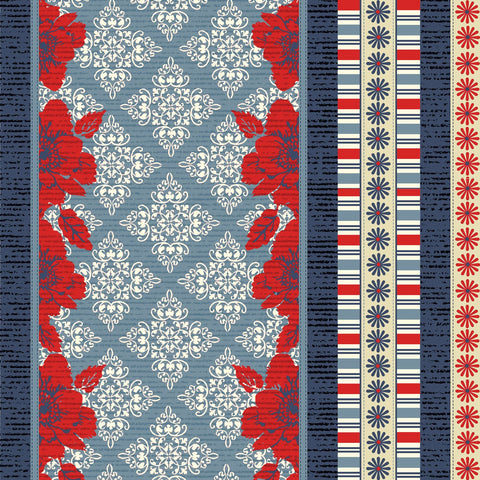 Nantucket Boarder Stripe by Quilting Treasures