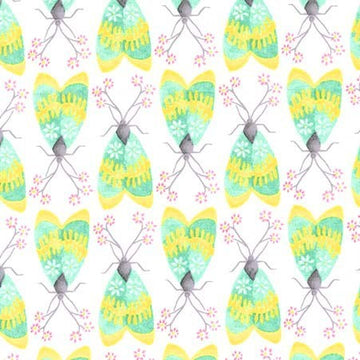 Nature Walk Marguerite in Mineral by Tamara Kate for Michael Miller Fabrics