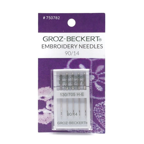 Groz-Beckert Sewing Machine Embroidery Needles 90/14