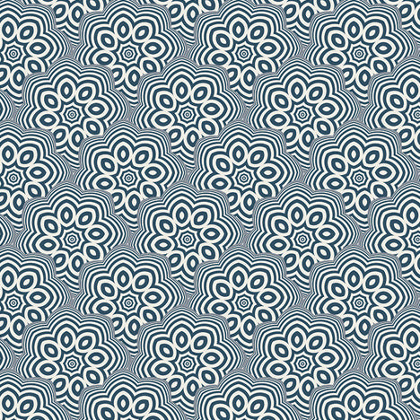 NouvElle Billowing Petals Nuit by Pat Bravo for Art Gallery Fabrics