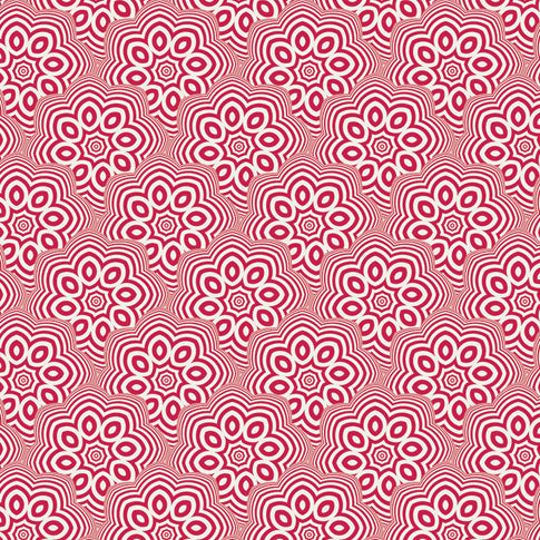 NouvElle Billowing Petals Rouge by Pat Bravo for Art Gallery Fabrics