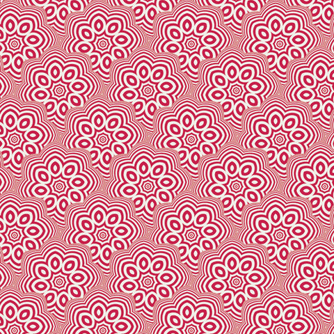 NouvElle Billowing Petals Rouge by Pat Bravo for Art Gallery Fabrics