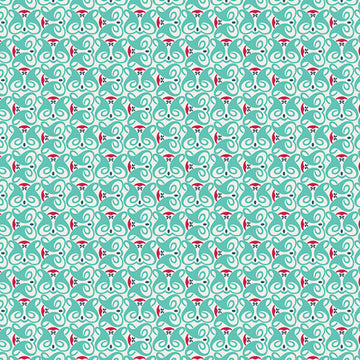 NouvElle Corolle Verdigris by Pat Bravo for Art Gallery Fabrics