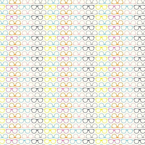 Novelty Glasses in Multi by Riley Blake Designs