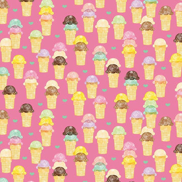 Novelty Ice Cream in Pink by Riley Blake Designs