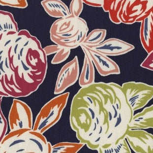 Oh Happy Day Roses on Indigo by Dear Stella