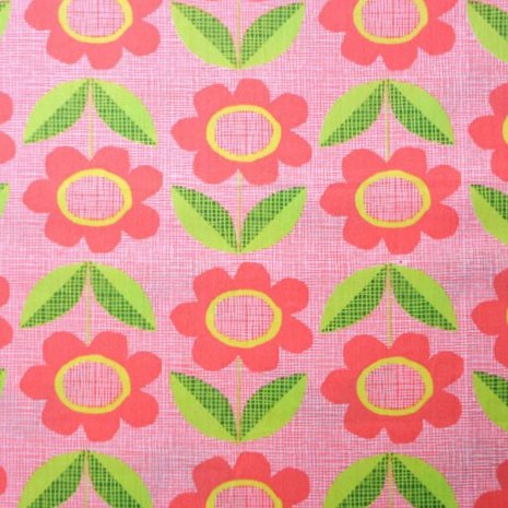 Organic Havana Blooms in Red by Monaluna