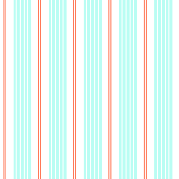 Racer Stripes in Seafoam