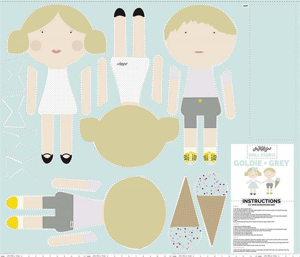 Goldie and Grey in Blue by See Kate Sew