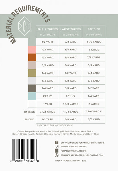 Geo Weaver quilt pattern by Lindsey Neill