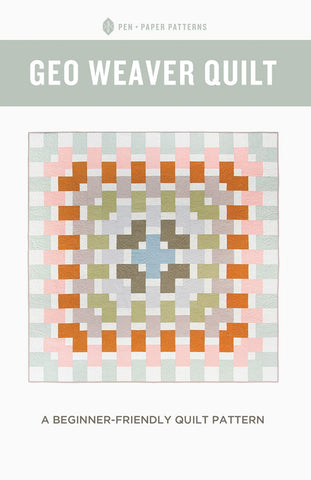 Geo Weaver quilt pattern by Lindsey Neill 