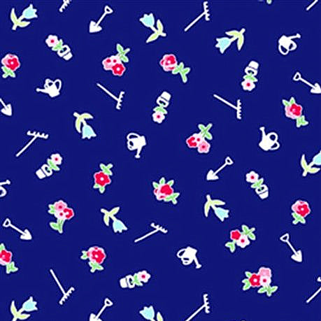 Pam Kitty Garden Mini in Navy by Lakehouse Drygoods