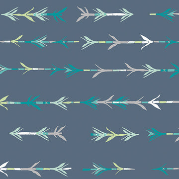 Pandalicious Bamboo Shoots Cool by Katarina Rocella for Art Gallery Fabrics