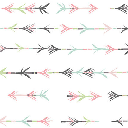 Pandalicious Bamboo Shoots Light by Katarina Rocella for Art Gallery Fabrics